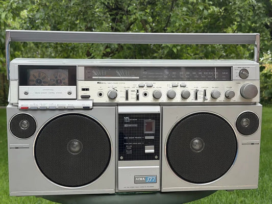 AIWA CJ-J77 Rare Vintage Boombox Getto blaster Serviced Warranty Serviced JDM