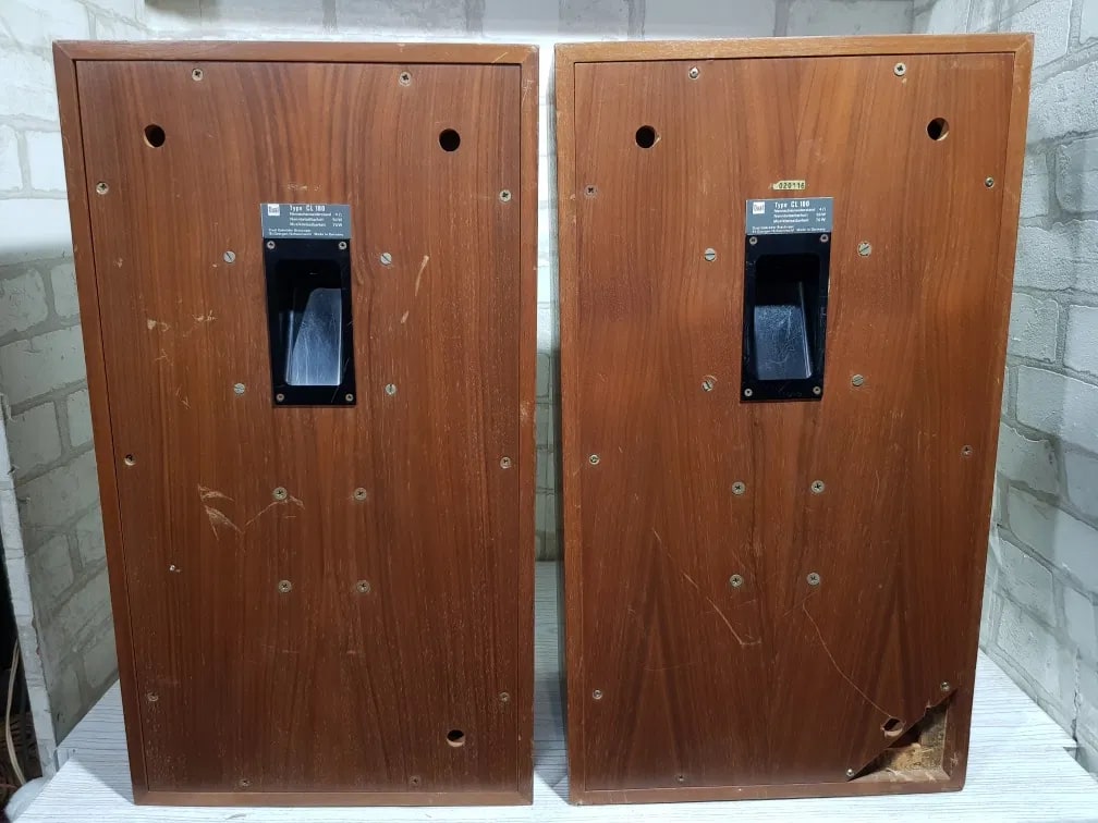 Dual CL 180 Rare Vintage 3-Way Speakers Tested Working Hi-Fi German