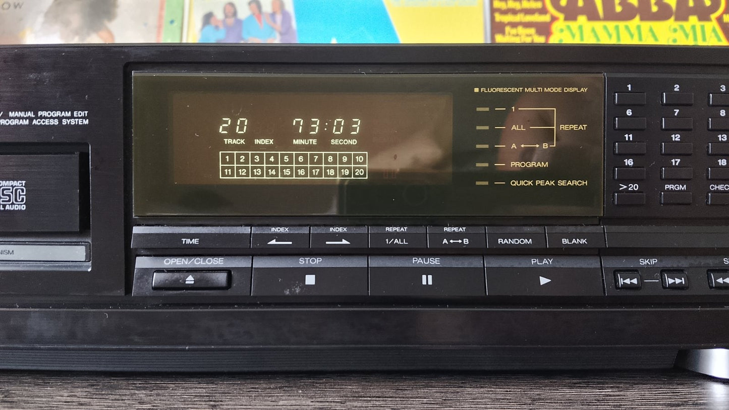 AIWA XC-004E Rare Vintage CD Player Working Hi-Fi Stereo Remote Warranty