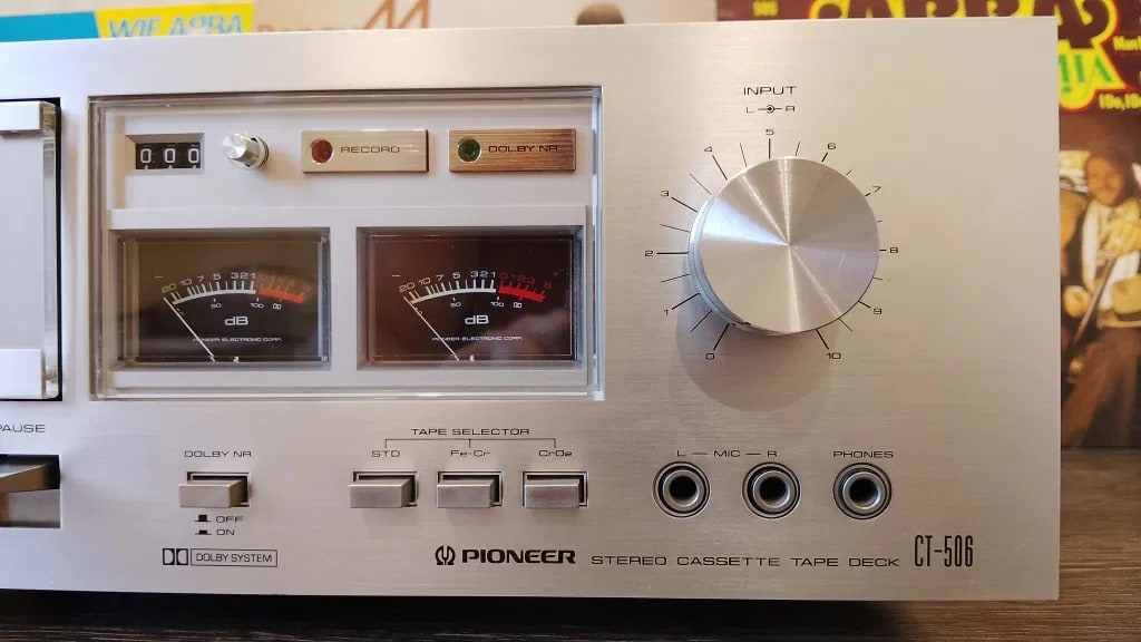 Pioneer CT-506 Rare Vintage Cassette Deck Serviced Dolby Stereo