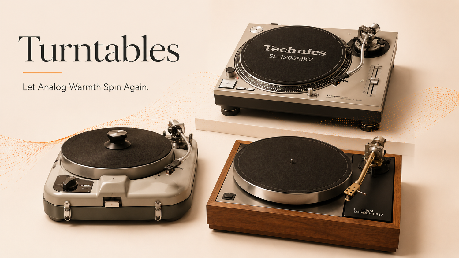 Vinyl Record Player Turntable