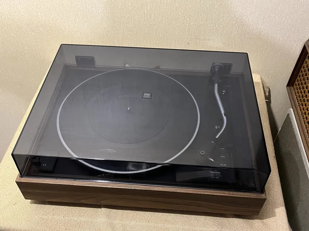 Micro Seiki MR-122 Rare Vintage Turntable Warranty Tested Belt Drive Manual