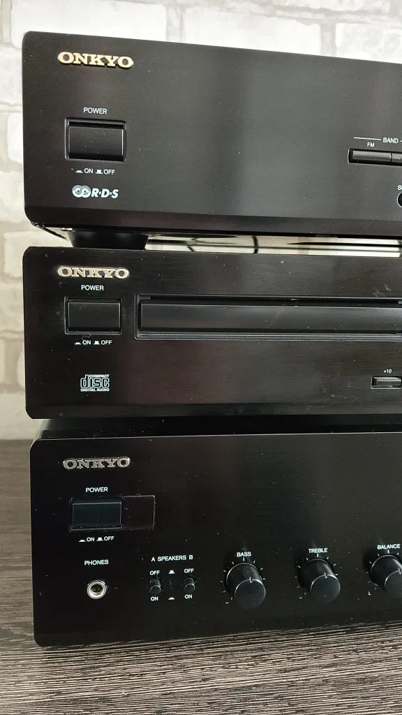 Onkyo A-9211 Rare Vintage Integrated Amplifier Set Serviced Warranty Hi-Fi