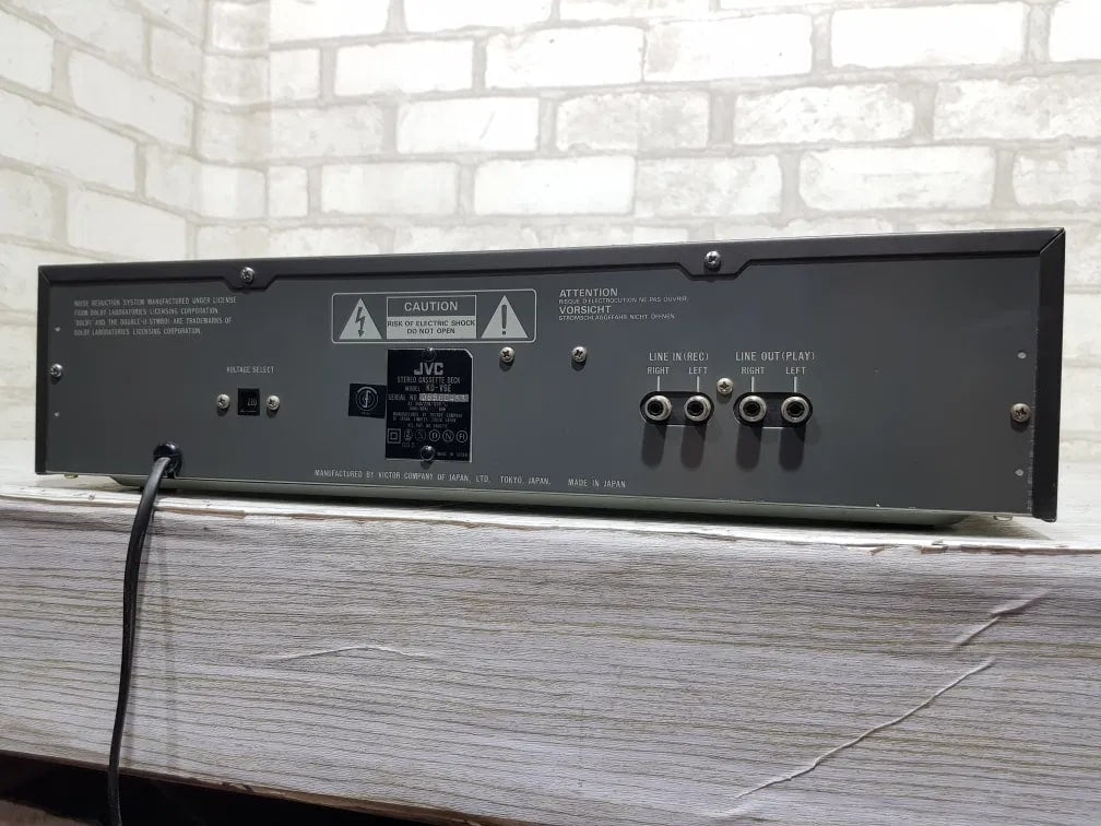 JVC KD-V6E Rare Vintage Cassette Deck Tested Working 3-Head Stereo