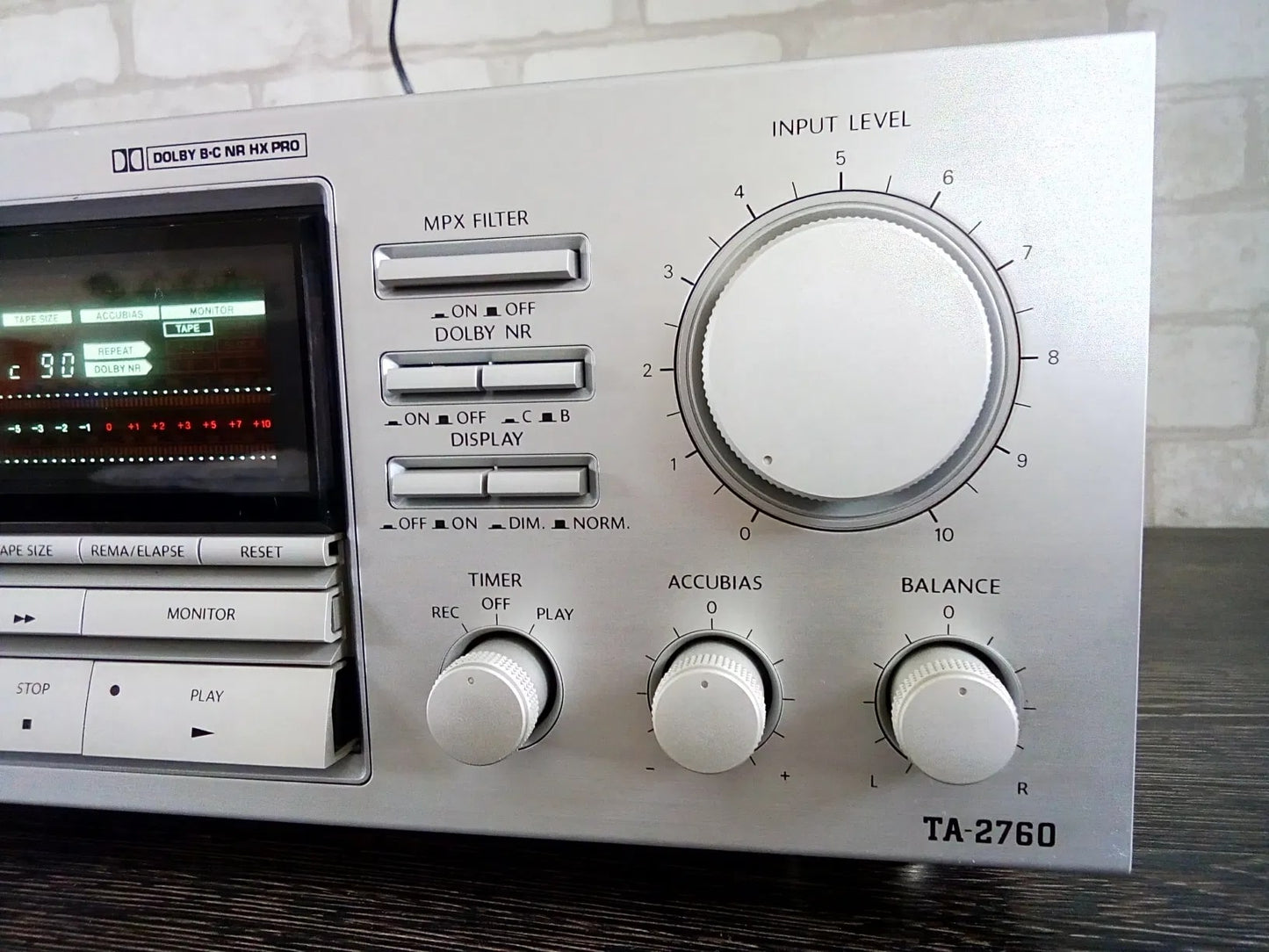 ONKYO Integra TA-2760 Rare Vintage Cassette Deck Serviced Serviced Warranty