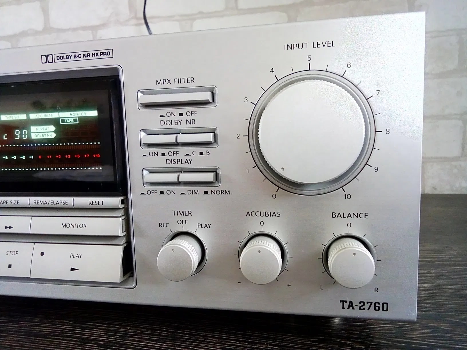 ONKYO Integra TA-2760 Rare Vintage Cassette Deck Serviced Serviced Warranty