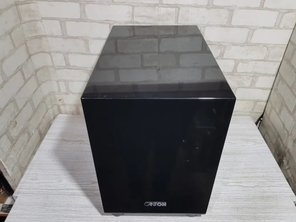 Canton AS 225 SC Rare Vintage Active Subwoofer Tested Working Hi-Fi