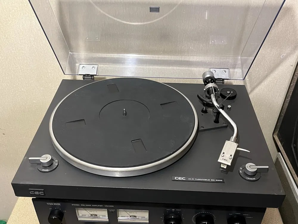 C.E.C. BD-2200 Rare Vintage Set Turntable +Amplifier+Sound Bundle Serviced