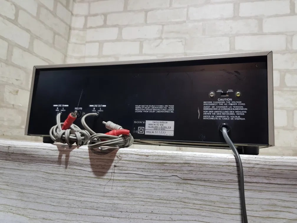 Sony TC-K1A Rare Vintage Stereo Cassette Deck Tested Japan VU Meters