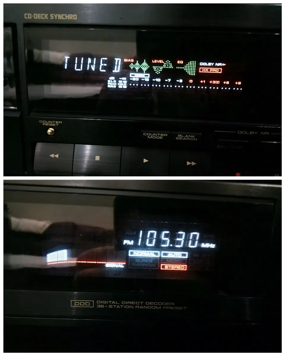 Pioneer A-449 / F-449 / CT-449  Rare Vintage Cassette Deck Warranty Set Serviced