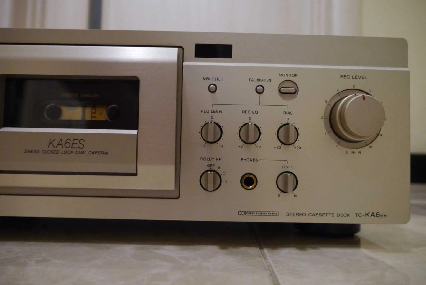 Sony TC-KA6ES Rare Vintage MINT Cassette Deck 220V Serviced  Warranty