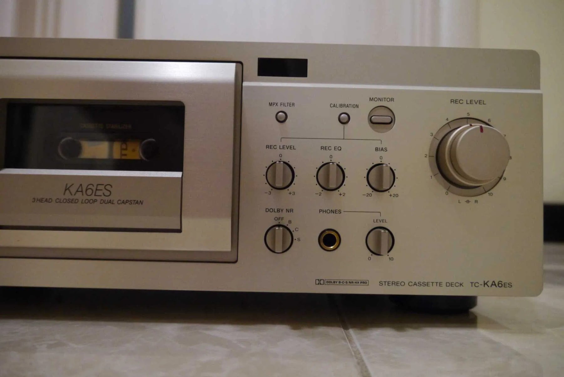 Sony TC-KA6ES Rare Vintage MINT Cassette Deck 220V Serviced  Warranty