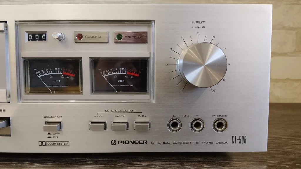 Pioneer CT-506 Rare Vintage Cassette Deck Serviced Dolby Stereo Warranty