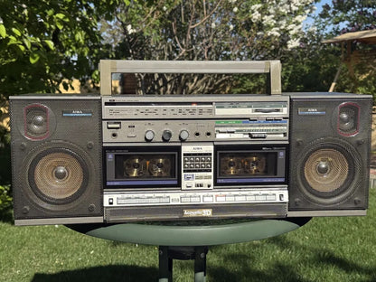 AIWA CA-W2 Rare Vintage Boombox Serviced Wireless Speakers 3D Sound