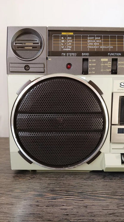 SHARP GF-6565 Rare Vintage Radio Cassette Boombox Serviced Tested