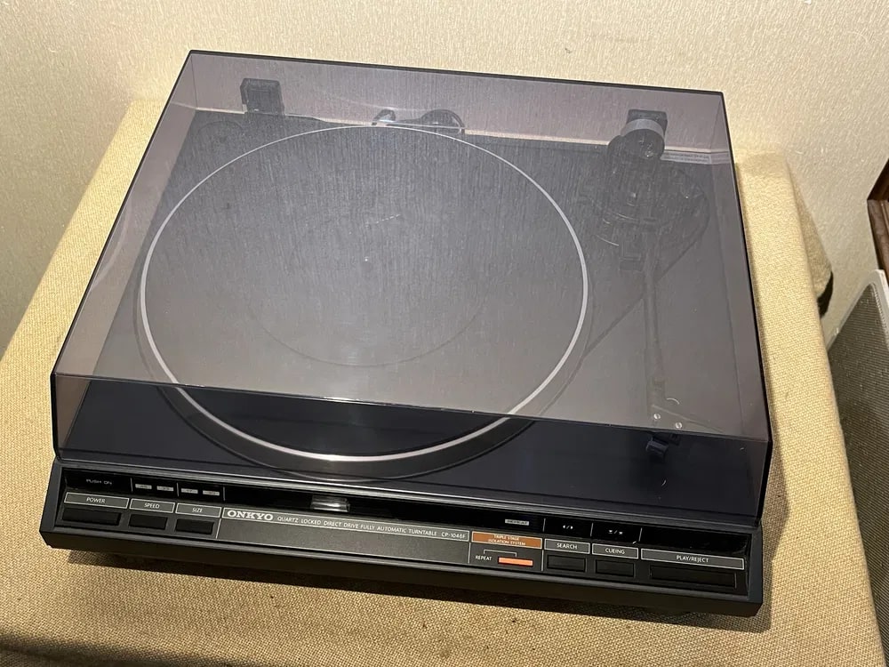 Onkyo CP-1046F Rare Vintage Turntable Warranty Quartz Direct Drive
