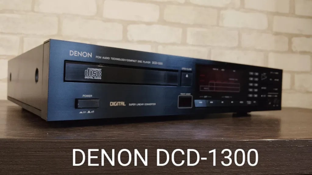 Denon DCD-1300 Rare Vintage CD Player Warranty Tested Remote 100V