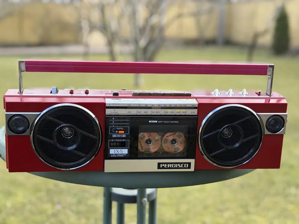 Hitachi TRK-LX 5 Rare Vintage MINT Cassette Boombox Serviced Warranty Serviced