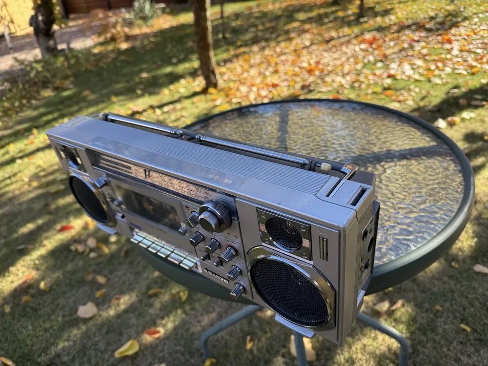 Sanyo M-7900K Rare Vintage Cassette Boombox Getto blaster Serviced Warranty