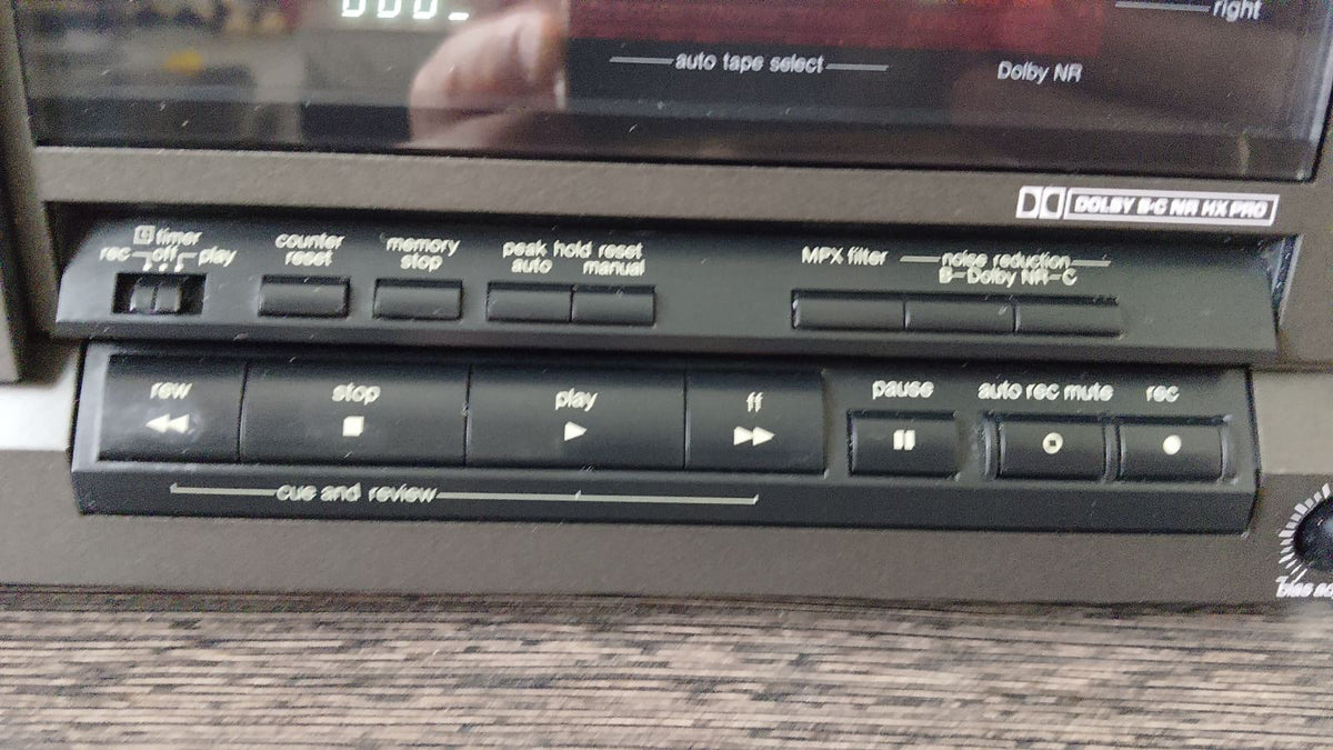 Technics RS-B465 Rare Vintage Stereo Cassette Deck Tested Dolby B/C IEC