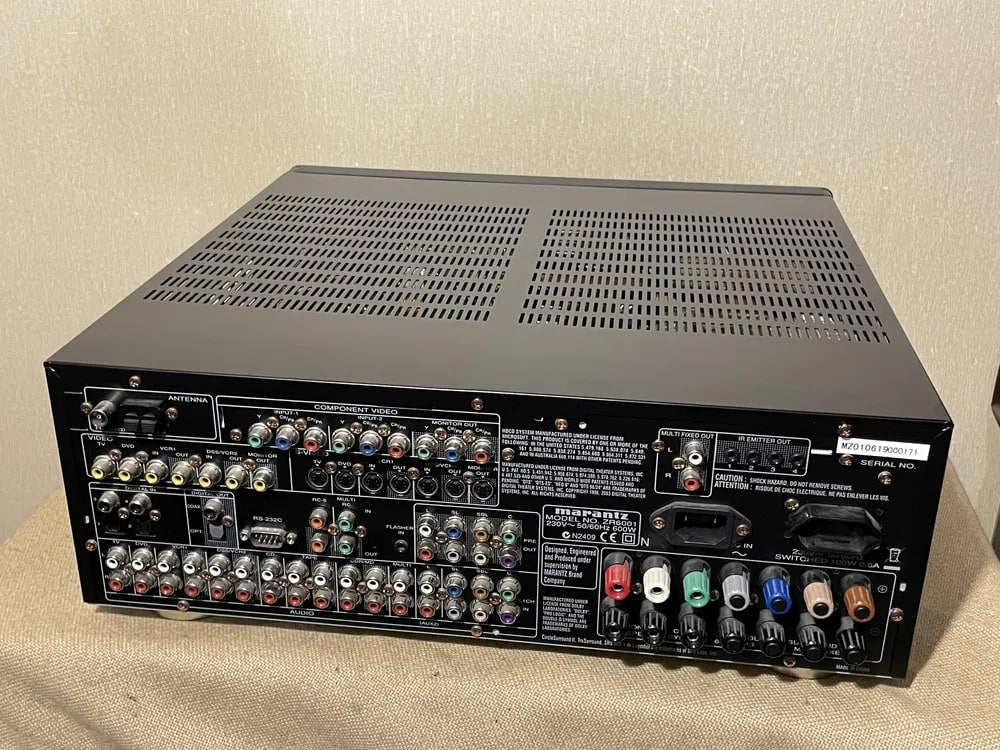 Marantz ZR6001 Rare Vintage MINT AV Receiver Warranty Tested 7x95W Remote