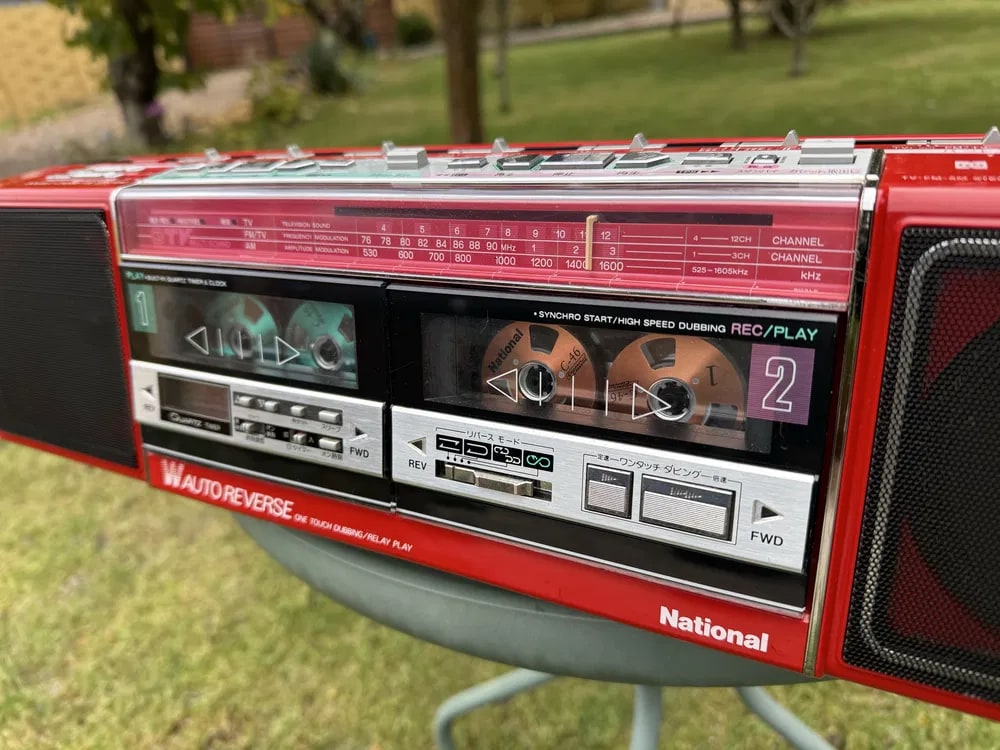 National RX-FW50 Rare Vintage MINT Casette Boombox Getto blaster JDM Warranty