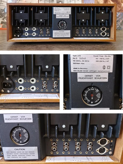 Revox A-78 MkII Rare Vintage Integrated Stereo Amplifier Serviced