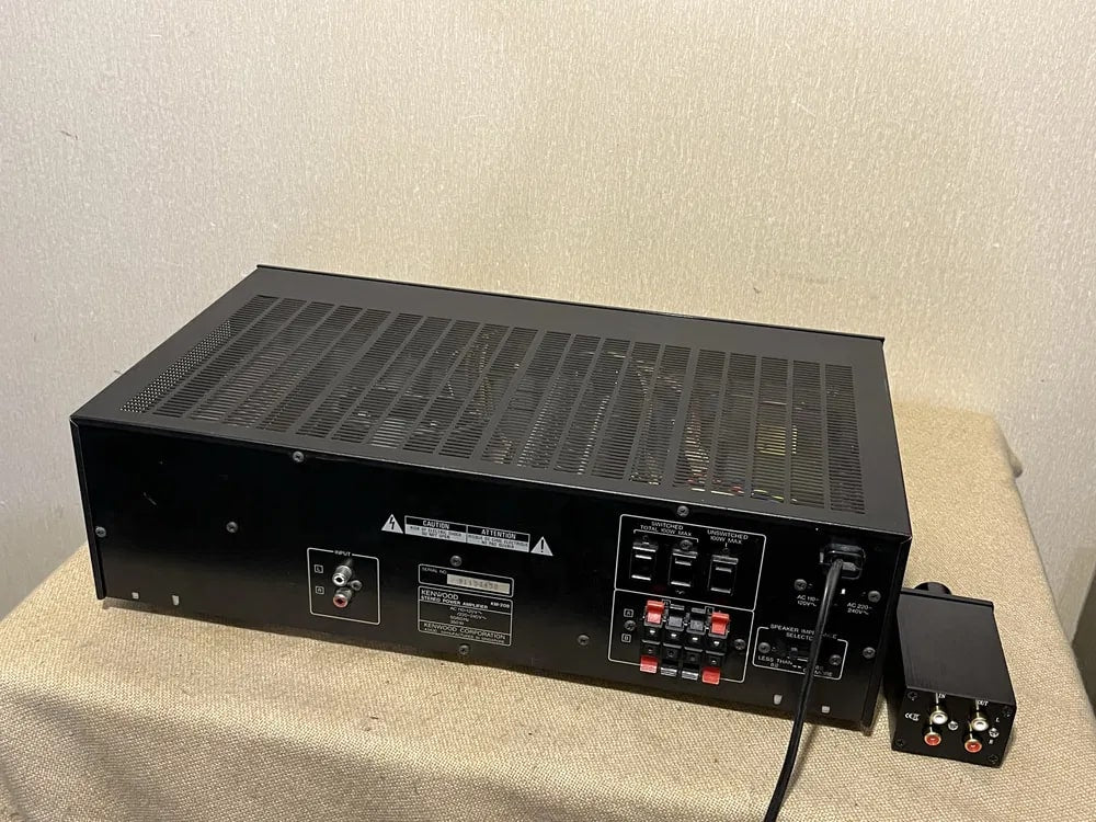 KENWOOD KM-208 Rare Vintage Power Amplifier Working Stereo Hi-Fi Analog