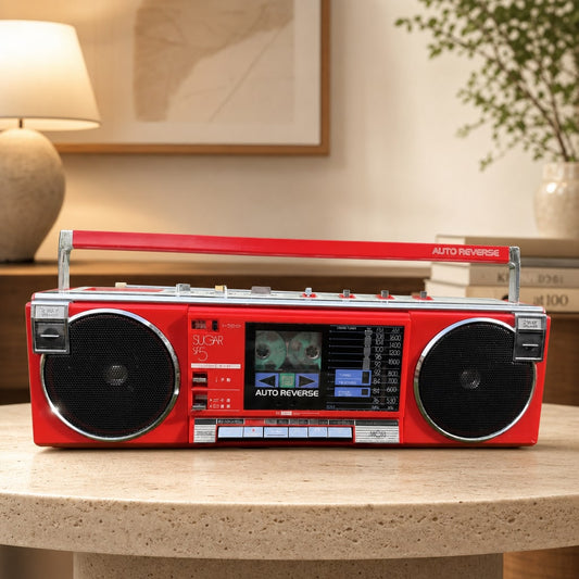 Toshiba RT-SF5 Rare Vintage Cassette Deck Boombox Getto blaster Warranty Japan