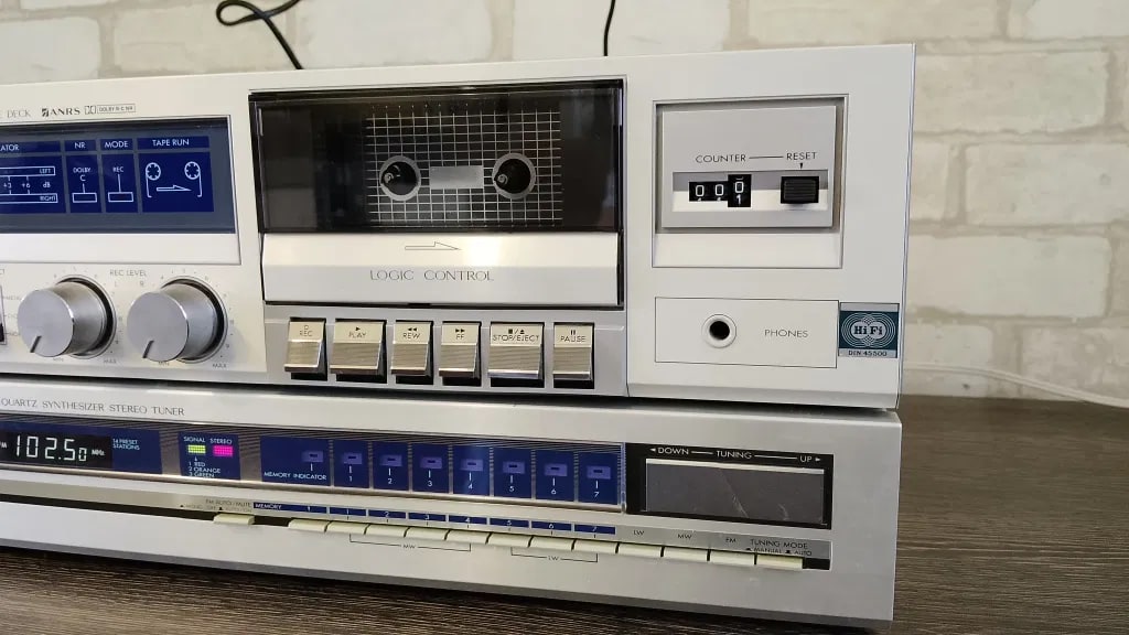 JVC KD-V22 +T-X22L Rare Vintage Set Cassette Deck Tuner Serviced Warranty