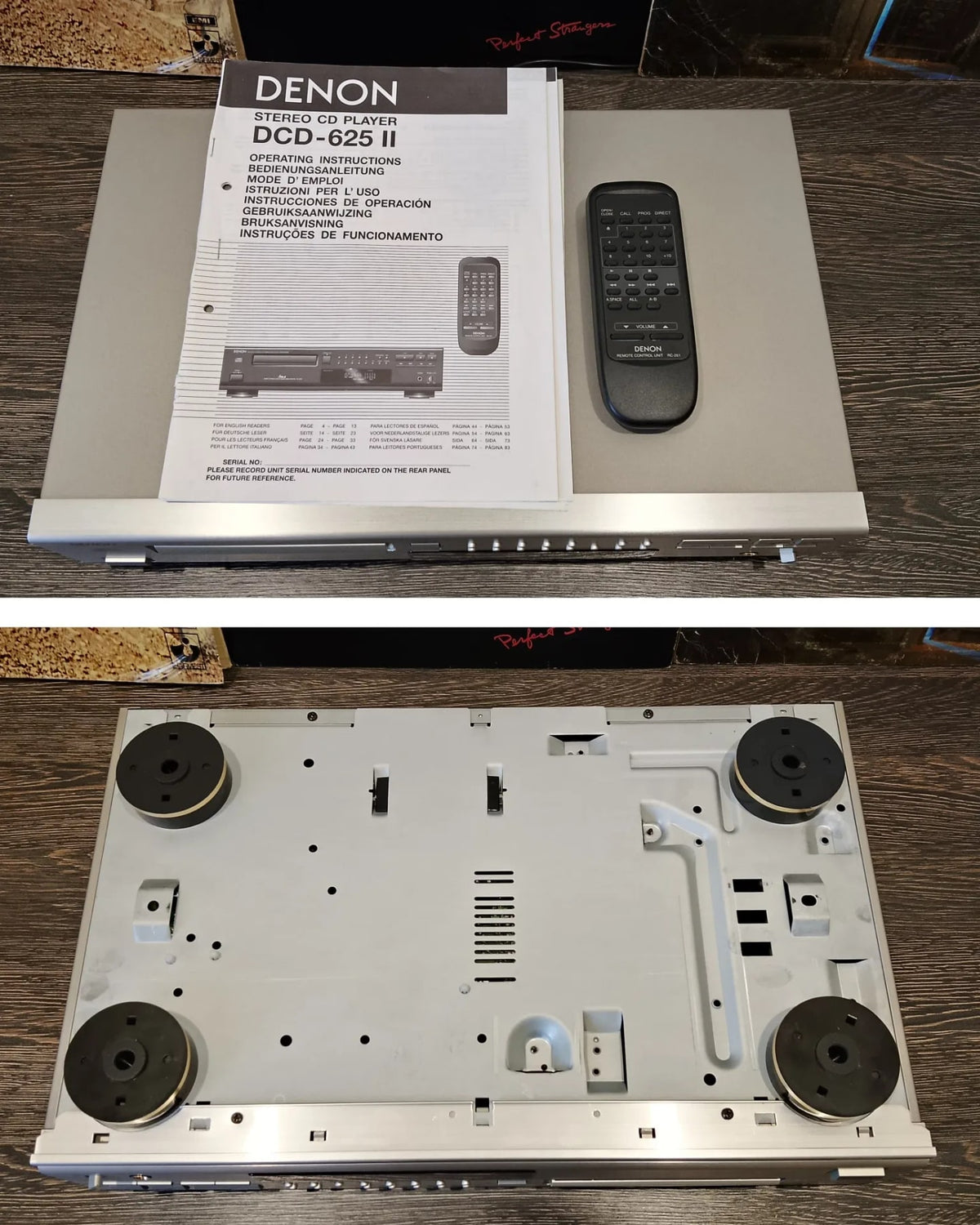 Denon DVD-625 Rare Vintage CD Player Serviced Working Stereo Hi-Fi