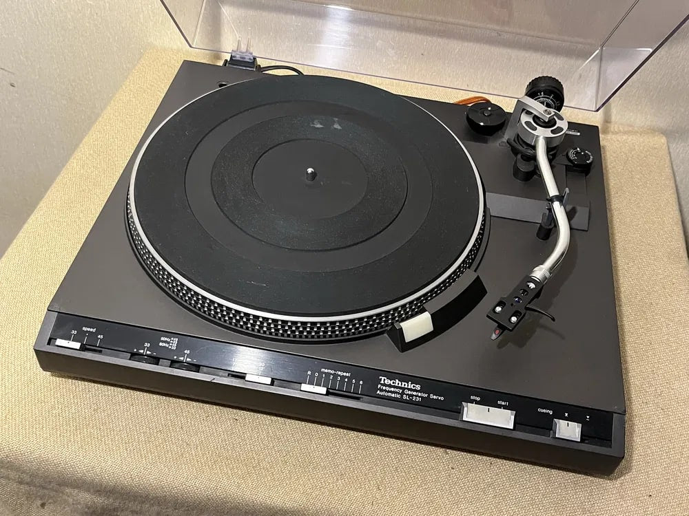Technics SL-231 Rare Vintage Turntable Serviced Warranty FG-Servo Auto Bell