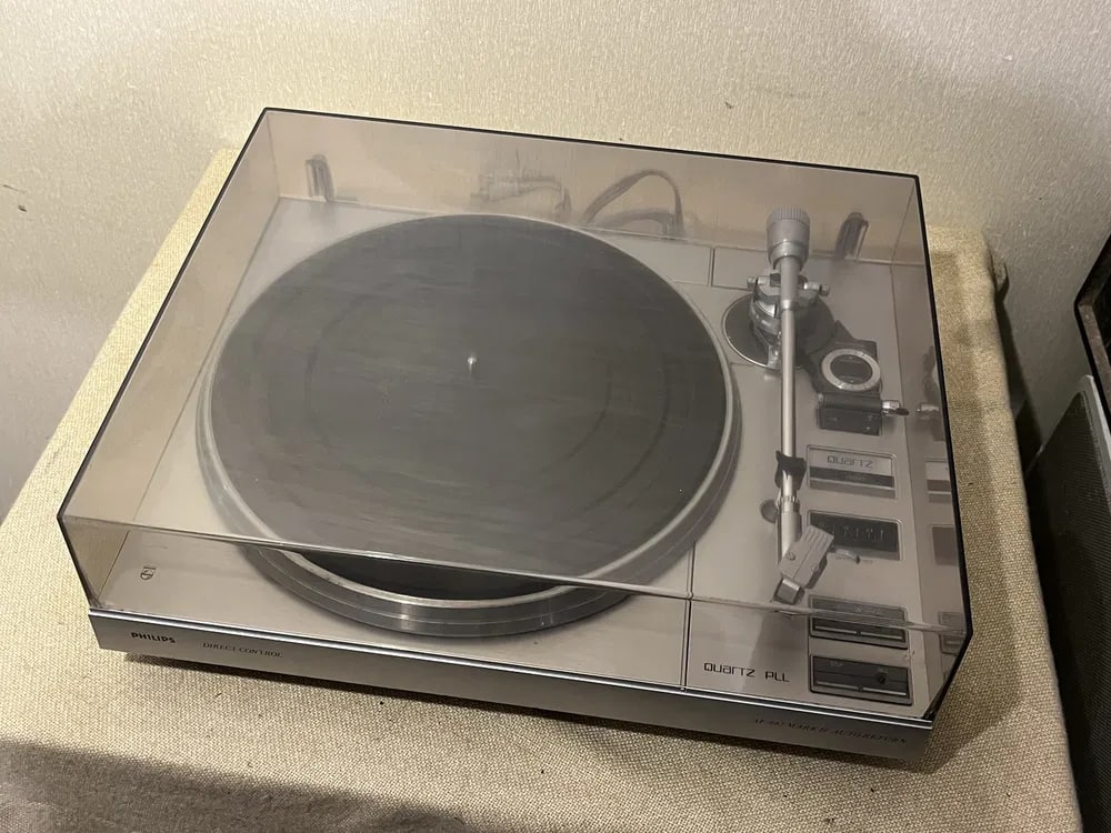 Philips AF887 MK2 QUARTZ PLL Rare Vintage Turntable Tested Warranty