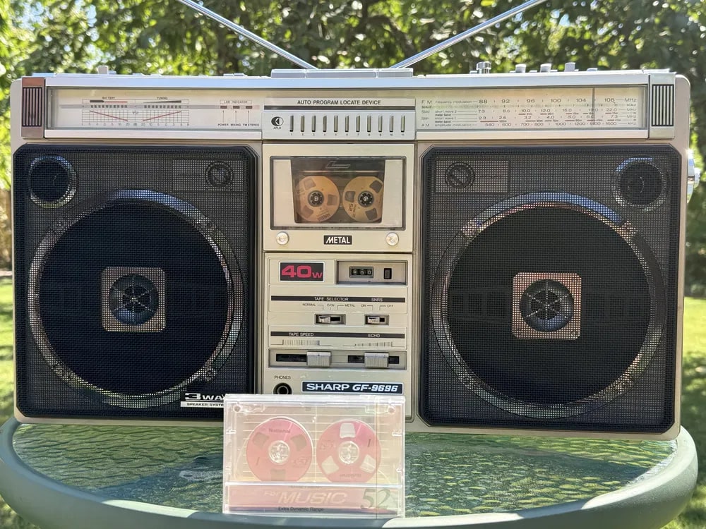 Sharp GF-9696Z Rare Vintage MINT Japan Boombox Getto blaster Serviced