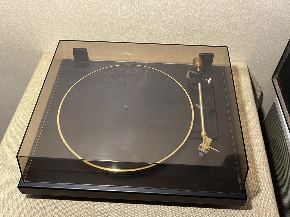DUAL / GRUNDIG FINEARTS TT-903 GOLD Rare Vintage Turntable Warranty