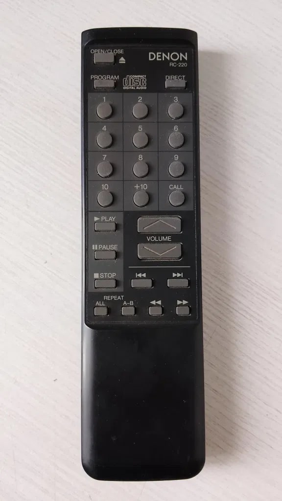 Denon DCD-1300 Rare Vintage CD Player Warranty Tested Remote 100V