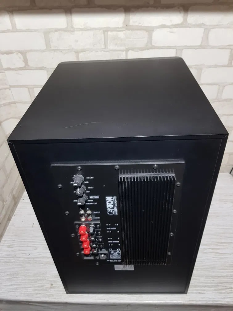 Canton AS-50 Rare Vintage Active Subwoofer Tested Working Hi-Fi Bass
