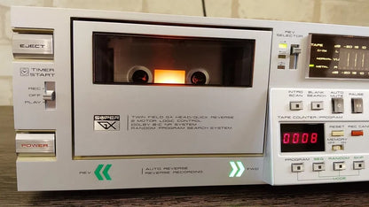 AKAI GX-F66RC Rare Vintage Cassette Deck Tested Auto Reverse Serviced