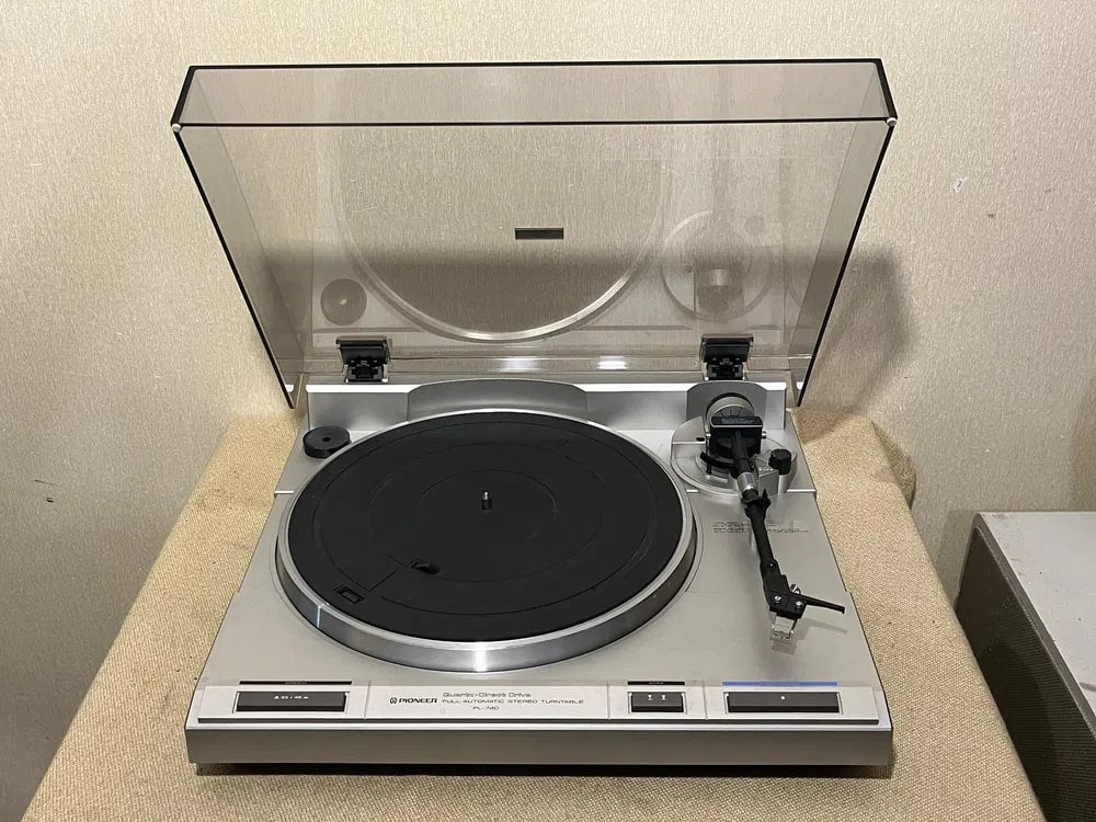 Pioneer PL-740 Rare Vintage Direct Drive Turntable Tested Quartz PLL