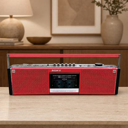 Sony CFS-FM7 Super Rare 2 in 1 Vintage Boombox Detachable Radio
