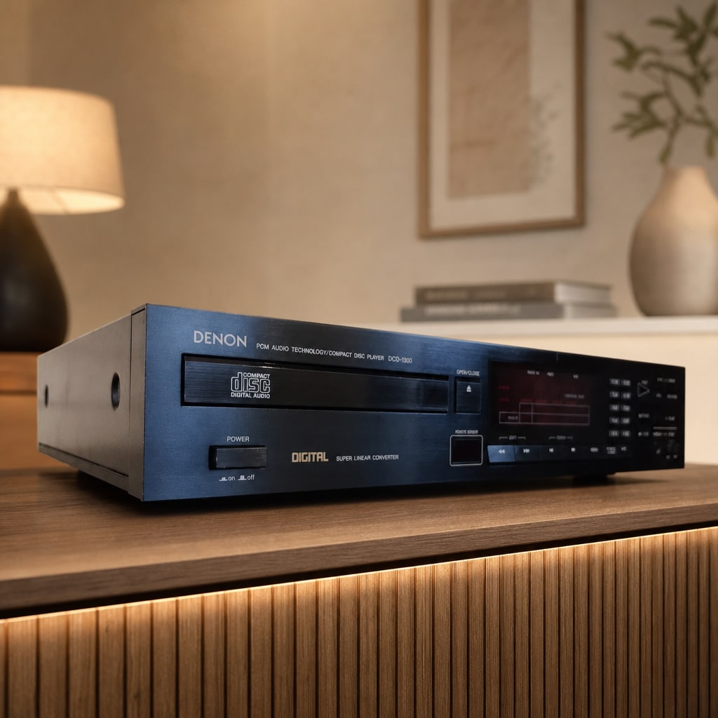 Denon DCD-1300 Rare Vintage CD Player Warranty Tested Remote 100V