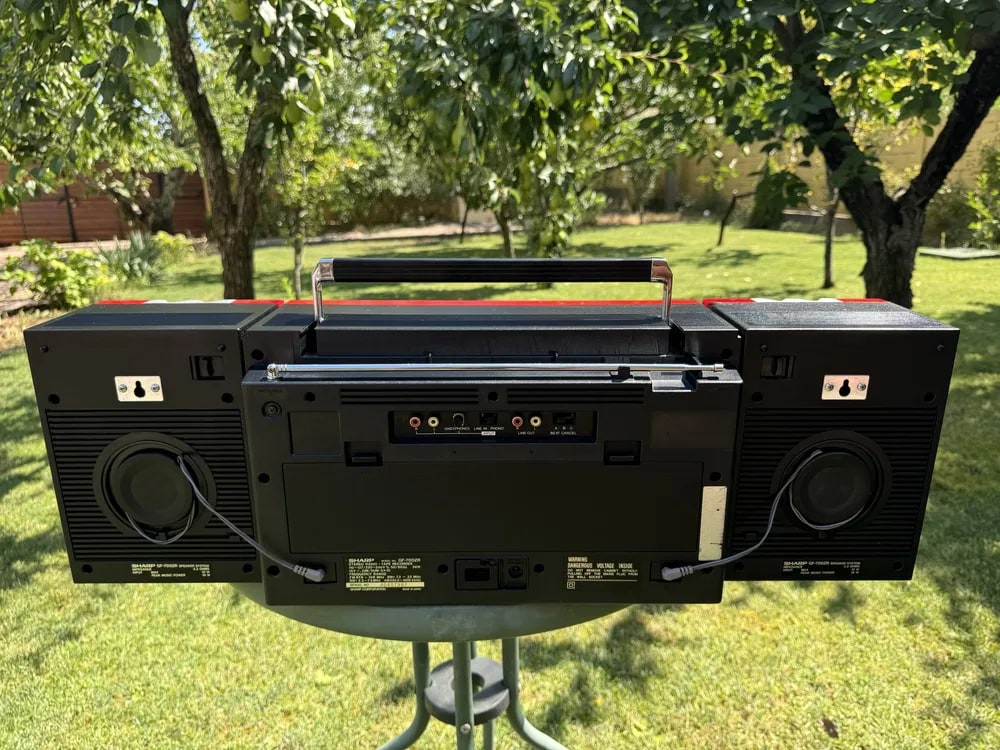 Sharp GF-700ZR Rare Vintage Boombox Serviced Warranty Tested Cassette Deck