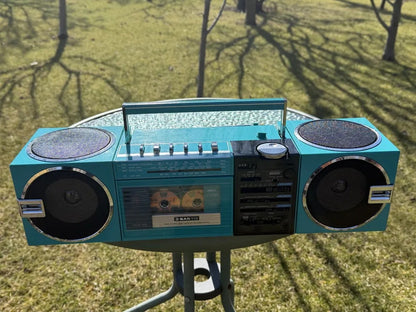 Sanyo M-7755L Rare Vintage Boombox Tested Stereo Hi-Fi Analog