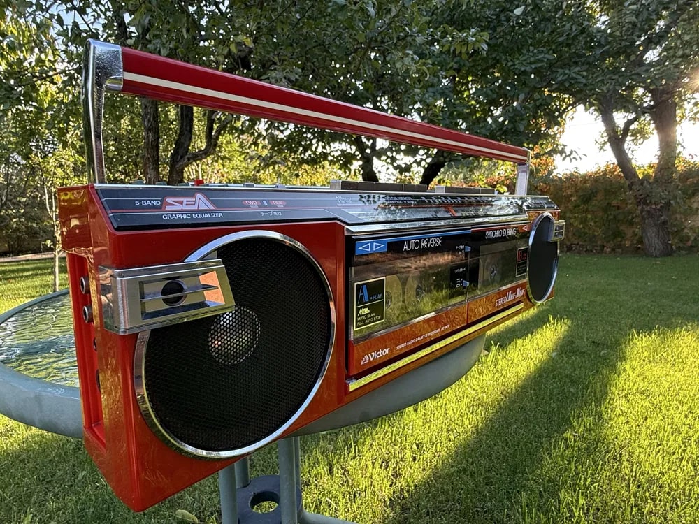 Victor RC-W70 Rare Vintage Mint Boombox Getto blaster Serviced Warranty