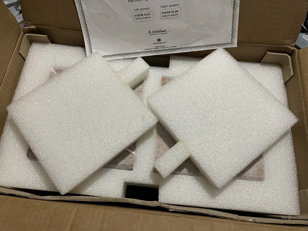 Harbeth P3ESR Collectible Vintage Bookshelf Speakers Boxed +100 Days Warranty