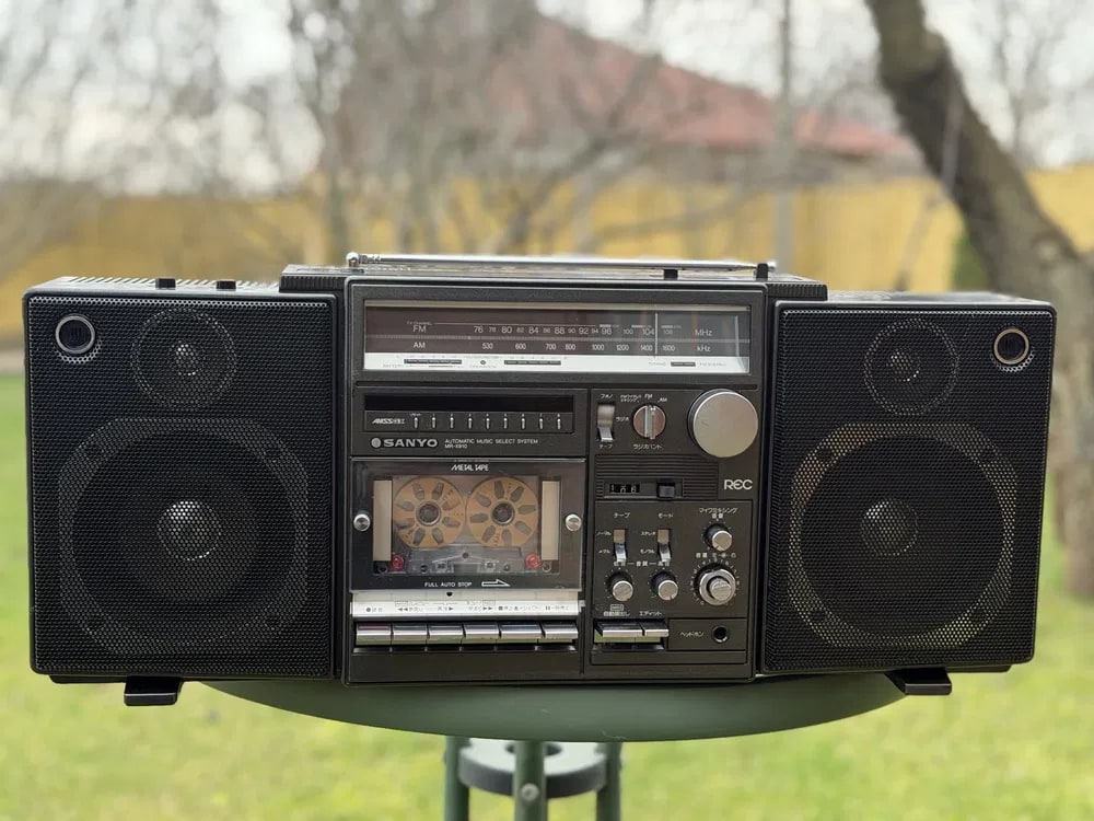 Sanyo MR-X910 Rare Vintage BoomboxJapan  Cassette Deck  Warranty Serviced