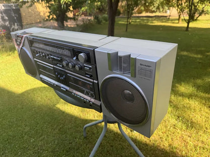 Sharp GF-700H Rare Vintage Mint Cassette Boombox Getto blaster Serviced