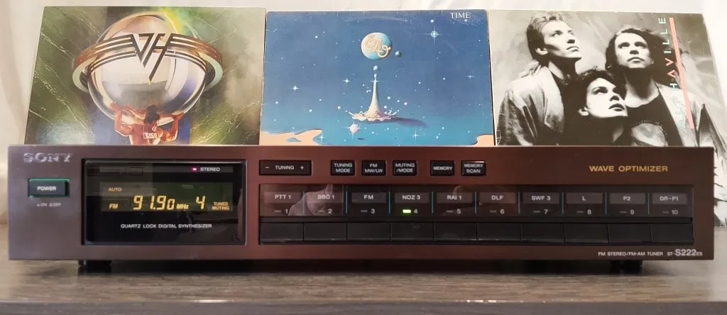 Sony ST-S222ES Rare Vintage FM Stereo FM-AM Tuner Serviced Working ES Series