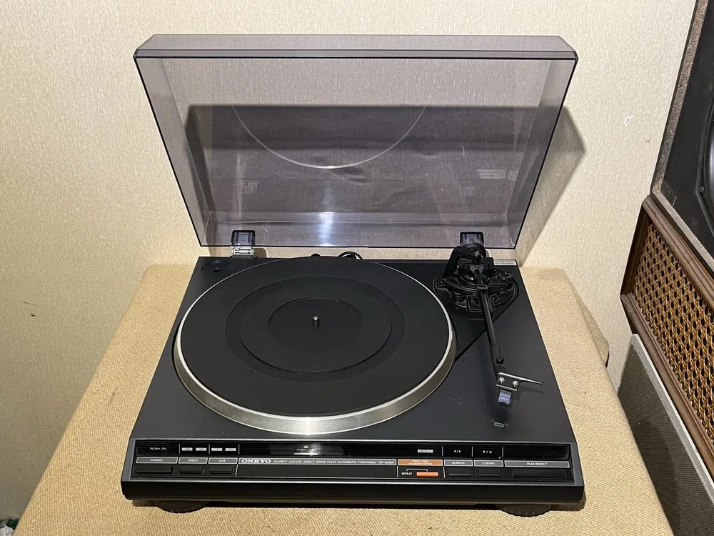 Onkyo CP-1046F Rare Vintage Turntable Warranty Quartz Direct Drive