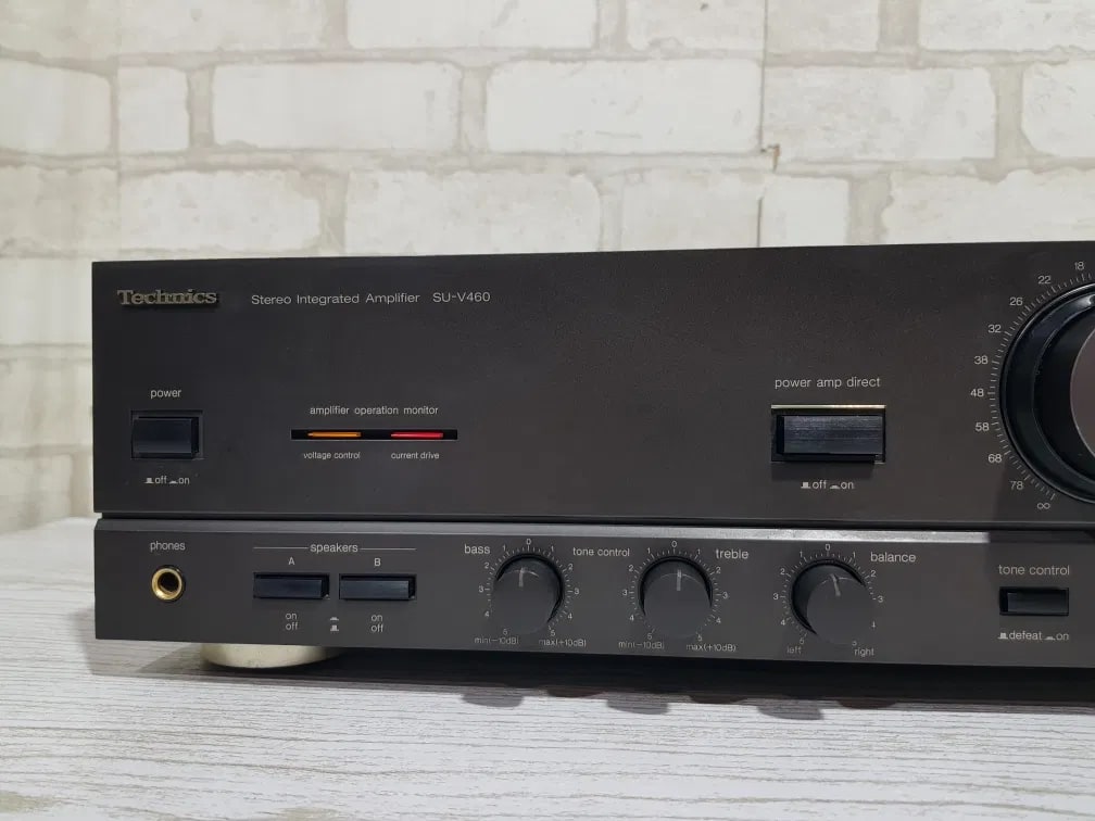 Technics SU-V460 Rare Vintage Integrated Amplifier Tested Working